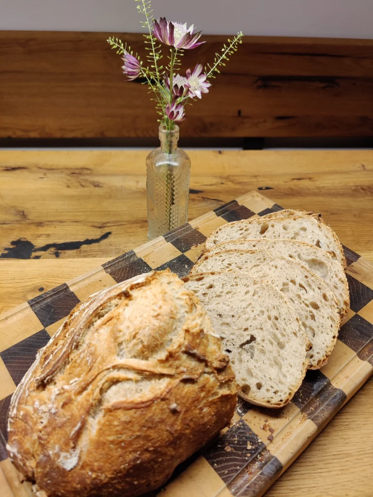 Sauerteig Weizen- Dinkel Laib Ohne Hefe