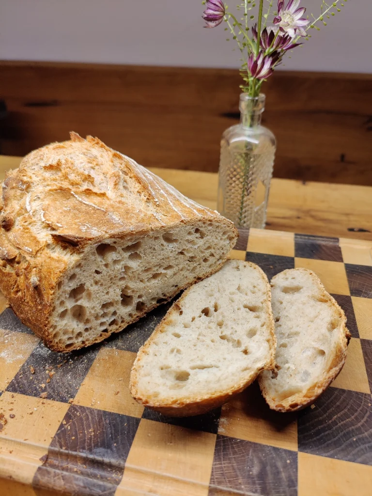 Sauerteig Weizen- Dinkel Laib Ohne Hefe