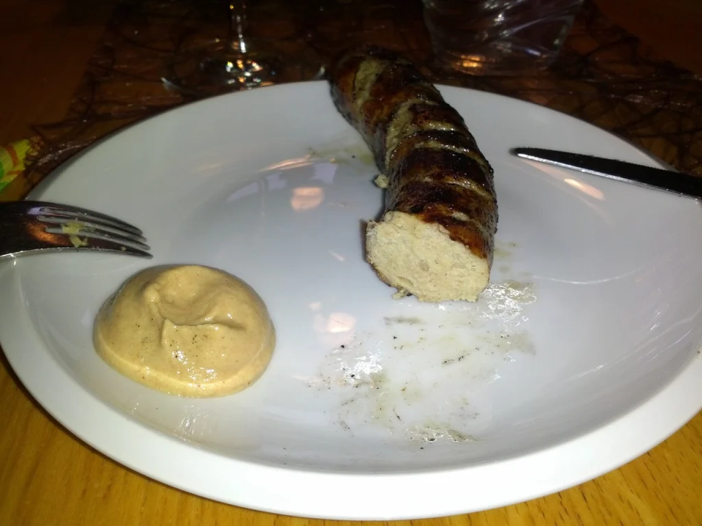 Kalbsbratwurst nach Schweizer Art
