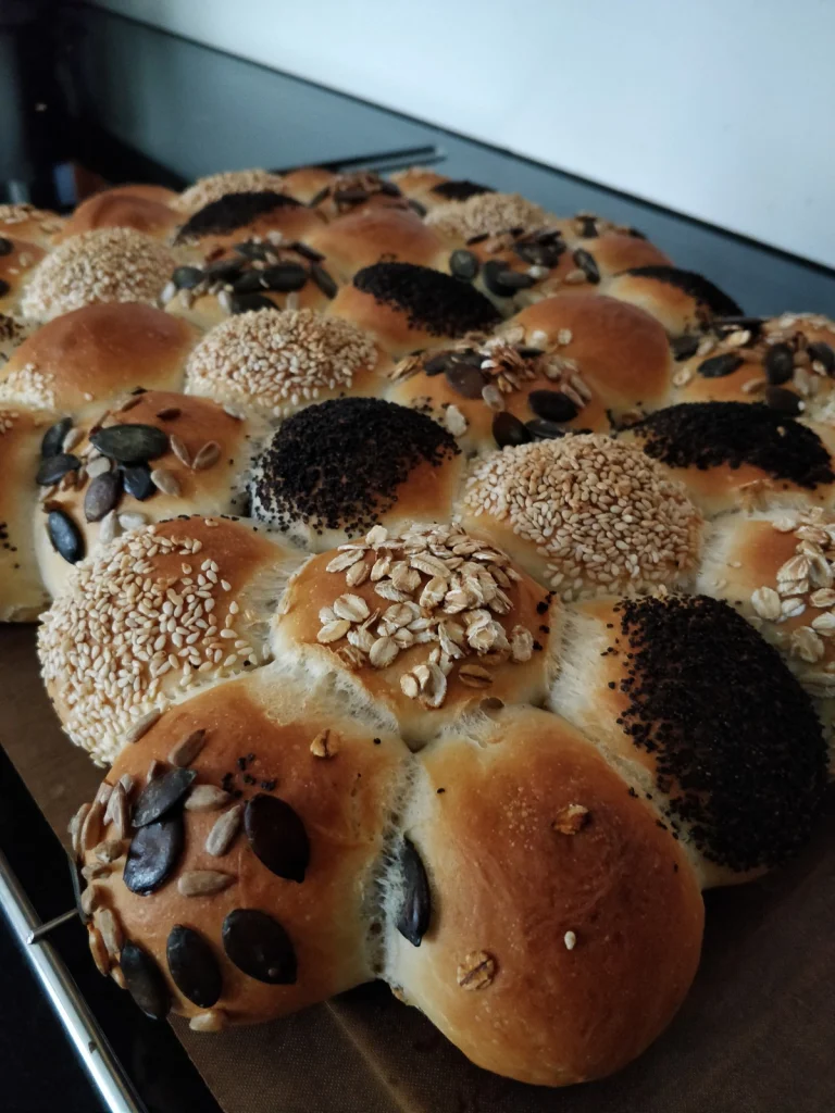 Party Brötchen Kranz / Sonne