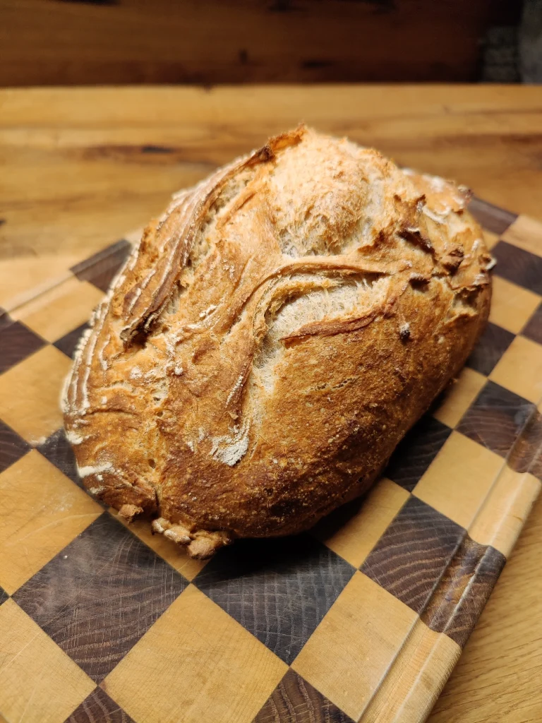 Sauerteig Weizen- Dinkel Laib Ohne Hefe